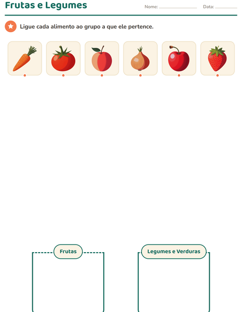 Pré-visualização da ficha de Classificar em Ciências para Educação infantil (pré-escola, 5-7 anos)