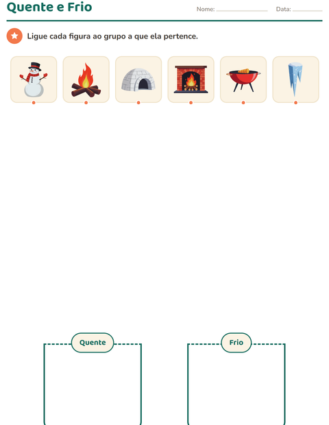 Pré-visualização da ficha de Classificar em Ciências para Educação infantil (pré-escola, 5-7 anos)