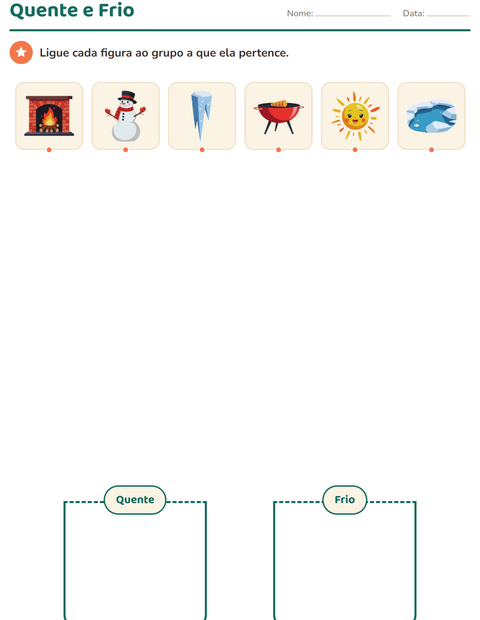 Pré-visualização da ficha de Classificar em Ciências para Educação infantil (pré-escola, 5-7 anos)