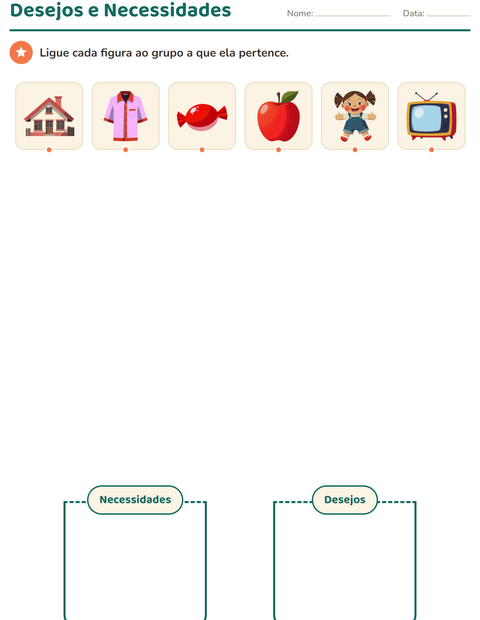 Pré-visualização da ficha de Classificar em Ciências para Educação infantil (pré-escola, 5-7 anos)