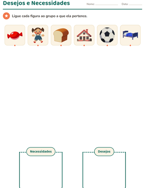 Pré-visualização da ficha de Classificar em Ciências para Educação infantil (pré-escola, 5-7 anos)