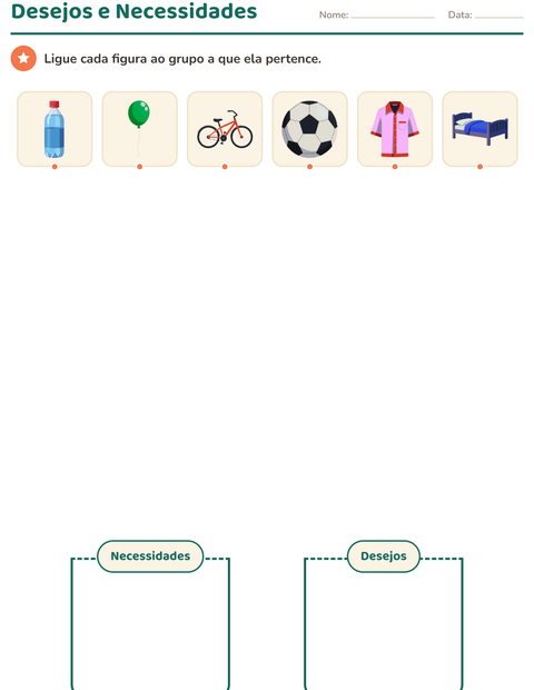Pré-visualização da ficha de Classificar em Ciências para Educação infantil (pré-escola, 5-7 anos)