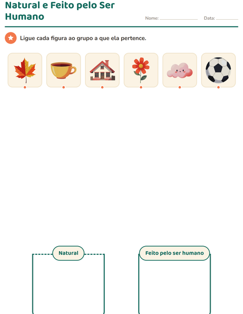 Pré-visualização da ficha de Classificar em Ciências para Educação infantil (pré-escola, 5-7 anos)