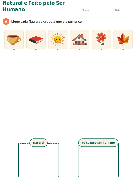 Pré-visualização da ficha de Classificar em Ciências para Educação infantil (pré-escola, 5-7 anos)