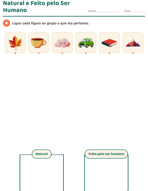 Pré-visualização da ficha de Classificar em Ciências para Educação infantil (pré-escola, 5-7 anos)