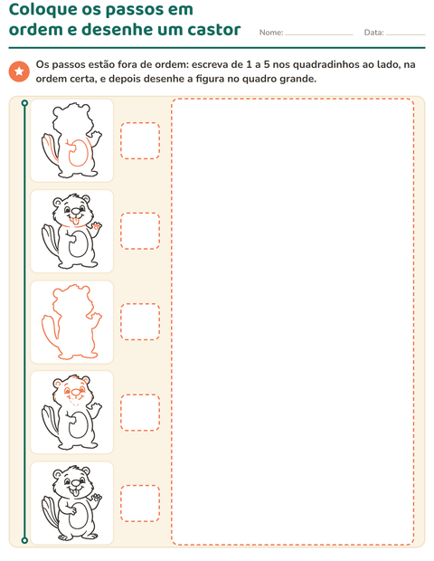 Pré-visualização da ficha de Como desenhar para 1º ano do ensino fundamental