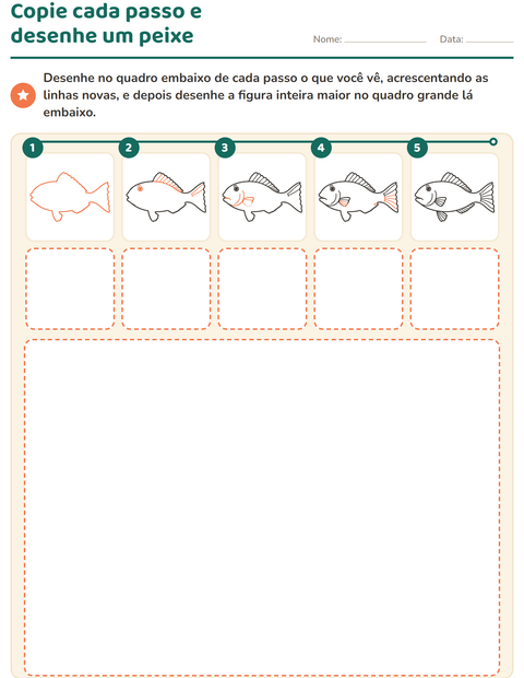 Pré-visualização da ficha de Como desenhar para 1º ano do ensino fundamental