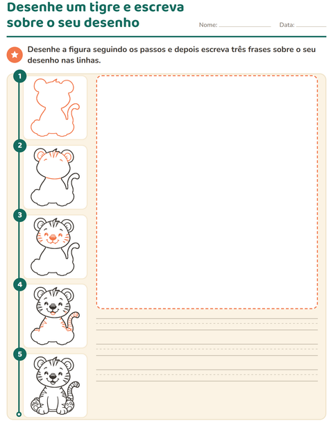 Pré-visualização da ficha de Como desenhar para 2º ano do ensino fundamental