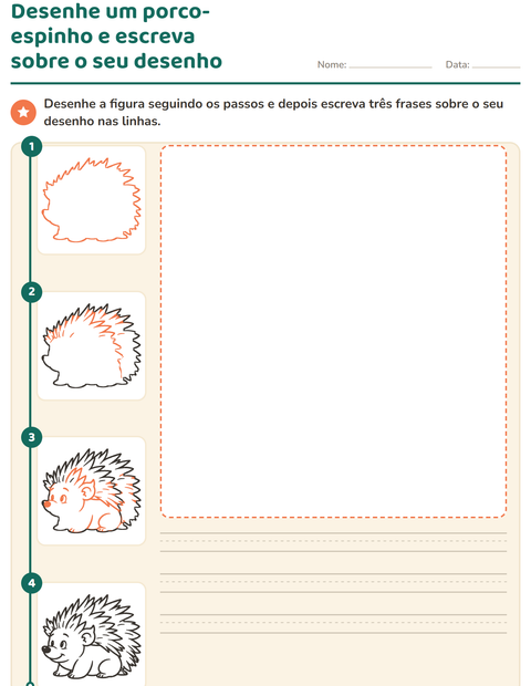 Pré-visualização da ficha de Como desenhar para 2º ano do ensino fundamental