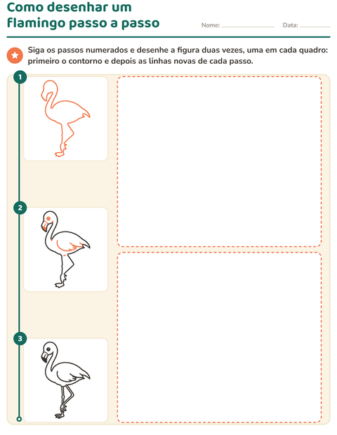 Pré-visualização da ficha de Como desenhar para Educação infantil (pré-escola, 5-7 anos)