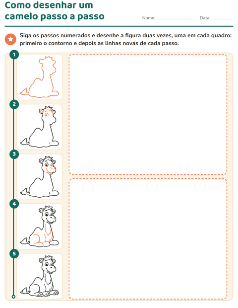 Pré-visualização da ficha de Como desenhar para Educação infantil (pré-escola, 5-7 anos)