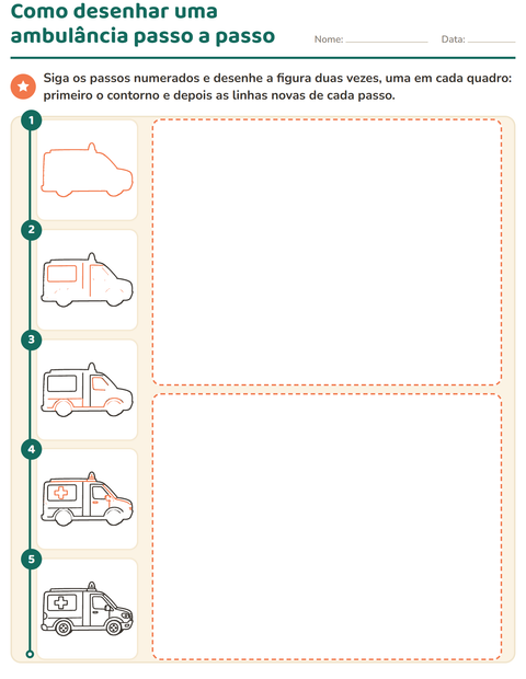 Pré-visualização da ficha de Como desenhar para Educação infantil (pré-escola, 5-7 anos)