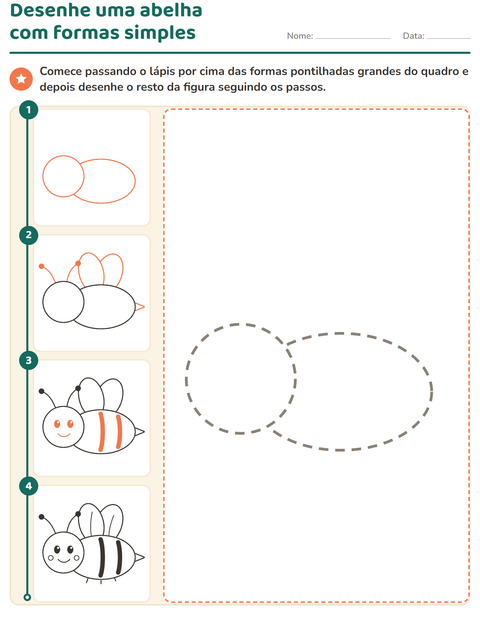 Pré-visualização da ficha de Como desenhar para Educação infantil (pré-escola, 5-7 anos)
