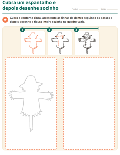 Pré-visualização da ficha de Como desenhar para Educação infantil (pré-escola, 5-7 anos)