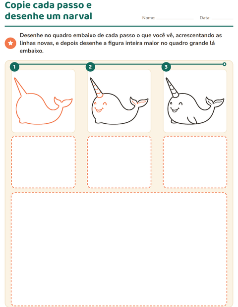 Pré-visualização da ficha de Como desenhar para 1º ano do ensino fundamental