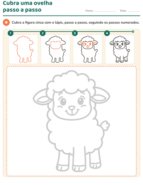 Pré-visualização da ficha de Como desenhar para Educação infantil (pré-escola, 5-7 anos)