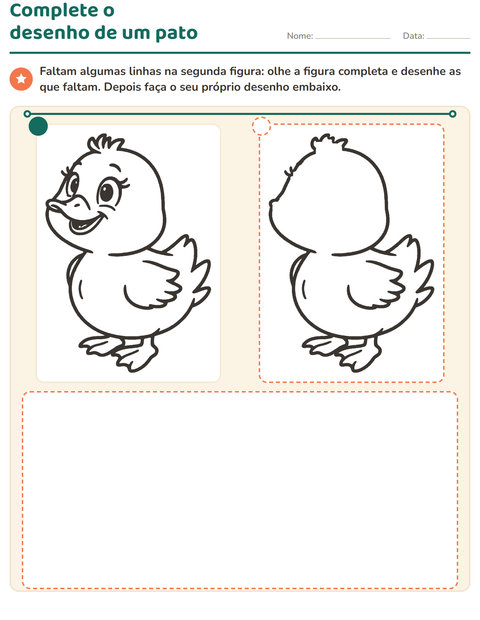 Pré-visualização da ficha de Como desenhar para Educação infantil (pré-escola, 5-7 anos)