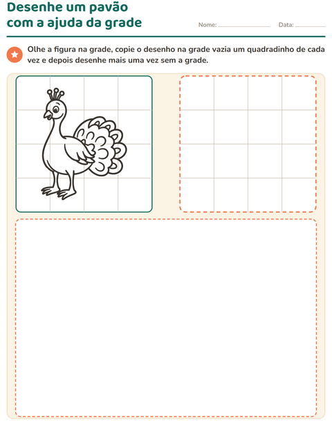 Pré-visualização da ficha de Como desenhar para 1º ano do ensino fundamental