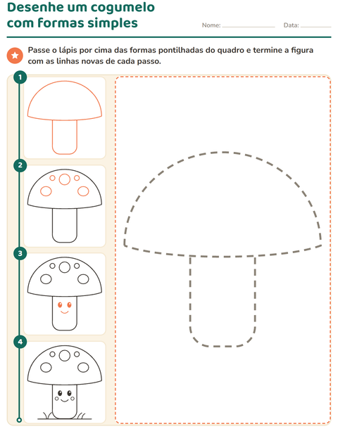 Pré-visualização da ficha de Como desenhar para Educação infantil (pré-escola, 5-7 anos)