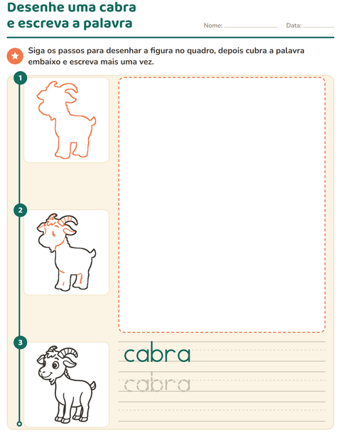 Pré-visualização da ficha de Como desenhar para Educação infantil (pré-escola, 5-7 anos)
