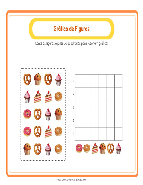 Prévia: Gráfico de barras: Padaria – atividade para o 1º ano