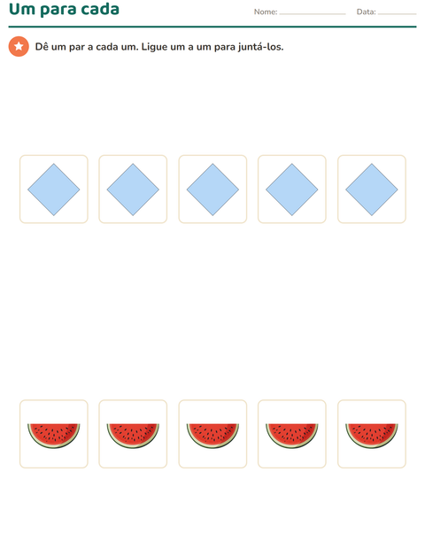 Pré-visualização da ficha de Contar figuras com Formas para Educação infantil (pré-escola, 5-7 anos)