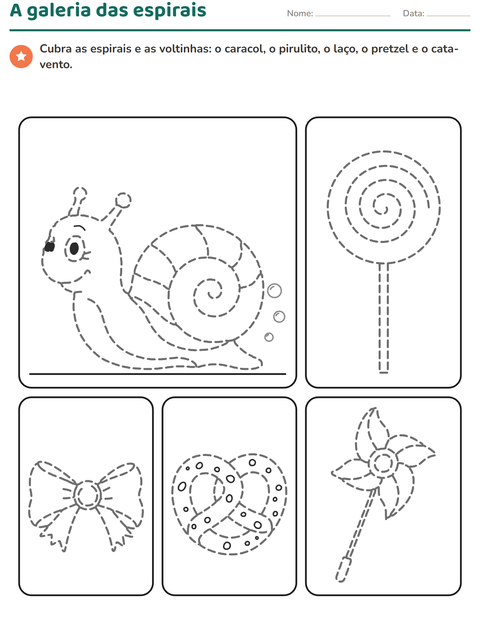 Prévia: Desenho para cobrir: espirais e voltinhas do caracol ao cata-vento