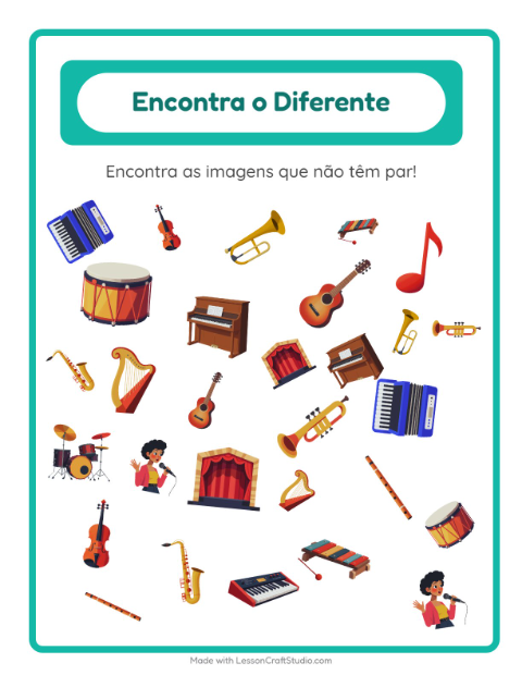 Ache as diferenças – Música