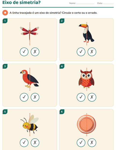 Pré-visualização da ficha de Geometria com Coisas que voam para 2º ano do ensino fundamental
