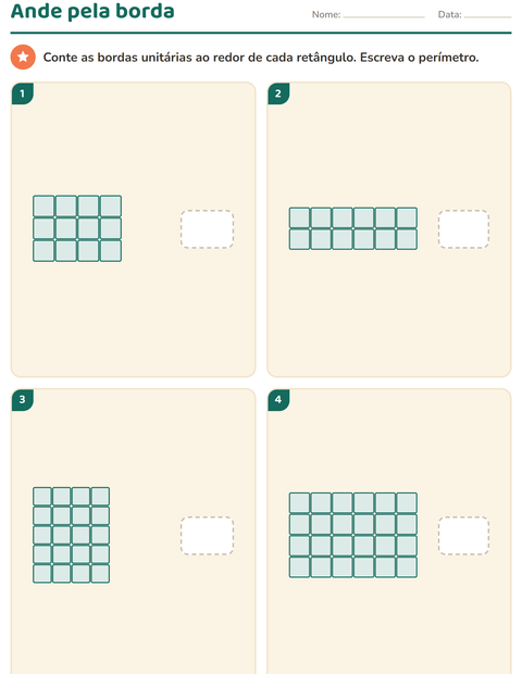 Pré-visualização da ficha de Geometria para 3º ano do ensino fundamental