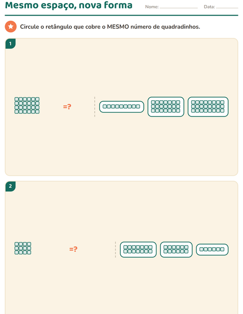 Pré-visualização da ficha de Geometria para 3º ano do ensino fundamental