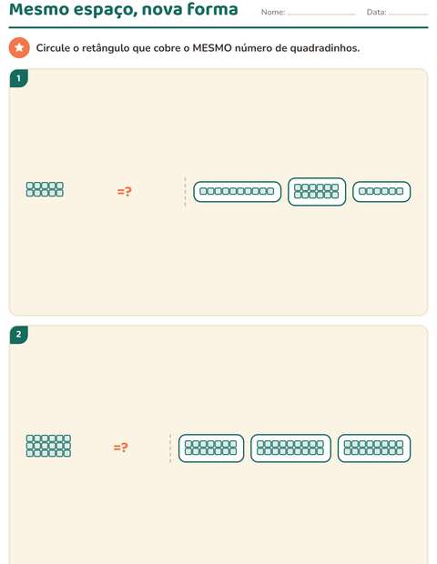 Pré-visualização da ficha de Geometria para 3º ano do ensino fundamental