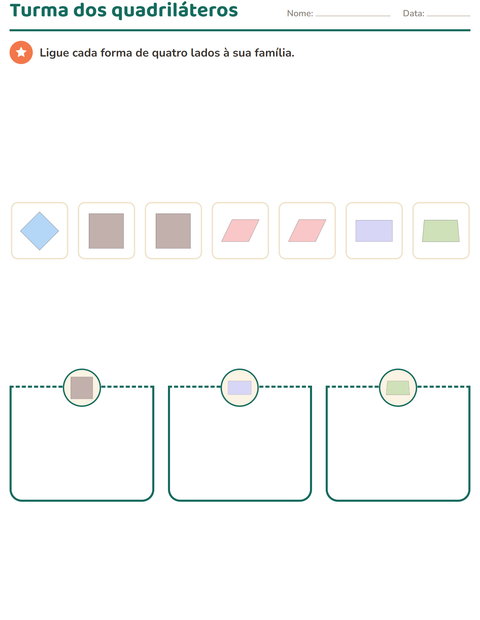 Geometria no 3º ano: quadriláteros, ângulos retos, perímetro e área — 3