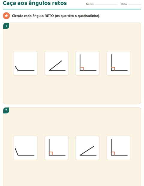 Geometria no 3º ano: quadriláteros, ângulos retos, perímetro e área — 4