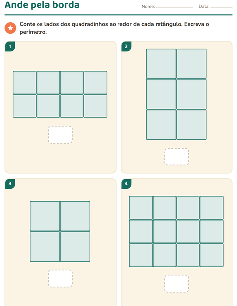 Pré-visualização da ficha de Geometria para 3º ano do ensino fundamental
