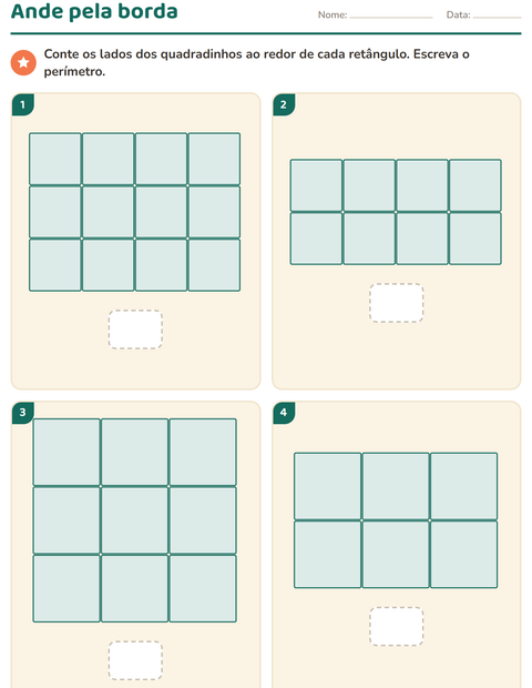 Pré-visualização da ficha de Geometria para 3º ano do ensino fundamental