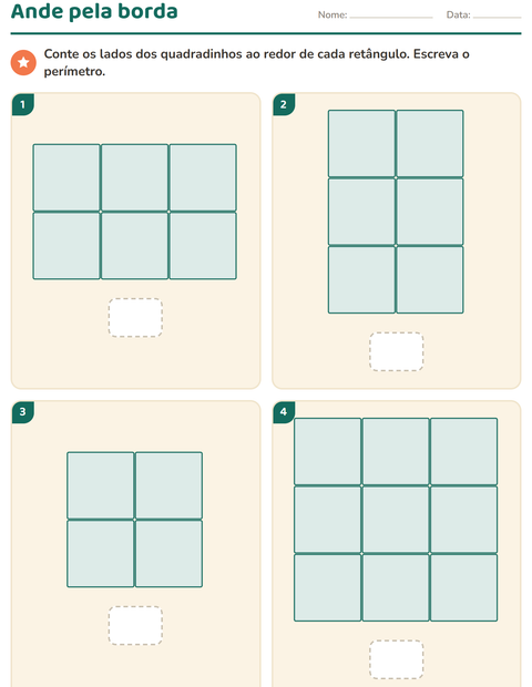 Pré-visualização da ficha de Geometria para 3º ano do ensino fundamental