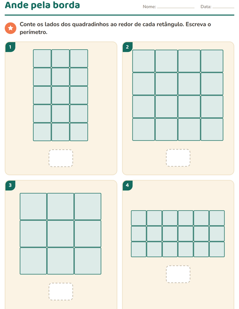 Pré-visualização da ficha de Geometria para 3º ano do ensino fundamental