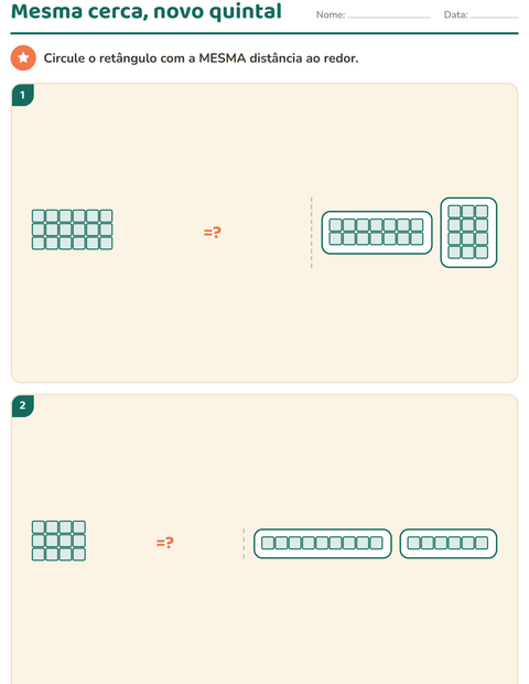 Pré-visualização da ficha de Geometria para 3º ano do ensino fundamental