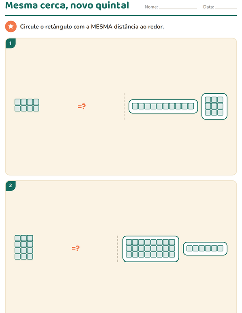 Pré-visualização da ficha de Geometria para 3º ano do ensino fundamental