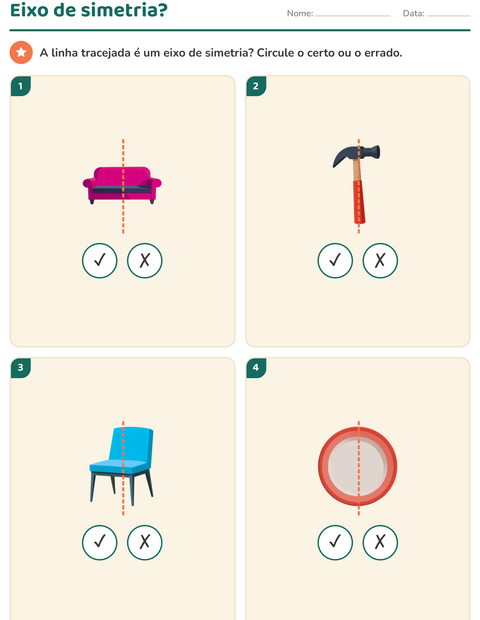 Pré-visualização da ficha de Geometria com Pela casa para 2º ano do ensino fundamental