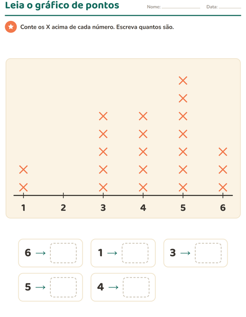 Pré-visualização da ficha de Gráficos e dados com Vida marinha para 2º ano do ensino fundamental