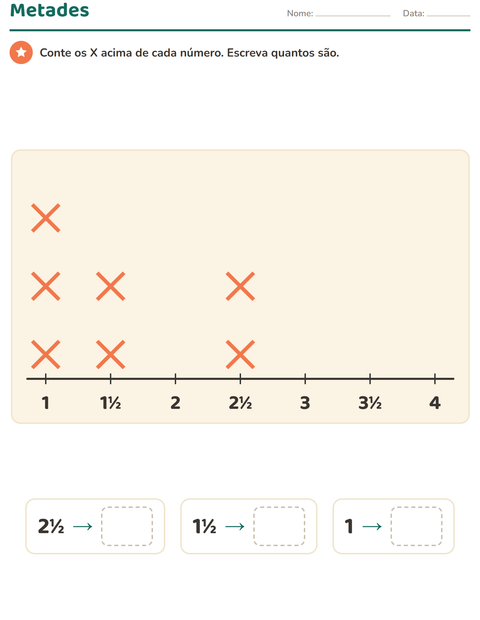 Pré-visualização da ficha de Gráficos e dados com Sobremesas e doces para 3º ano do ensino fundamental