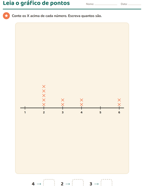 Pré-visualização da ficha de Gráficos e dados com Formas para 2º ano do ensino fundamental