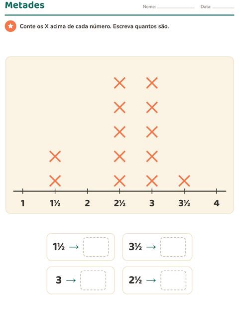 Pré-visualização da ficha de Gráficos e dados com Frutas para 3º ano do ensino fundamental