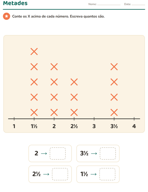 Pré-visualização da ficha de Gráficos e dados com Sobremesas e doces para 3º ano do ensino fundamental