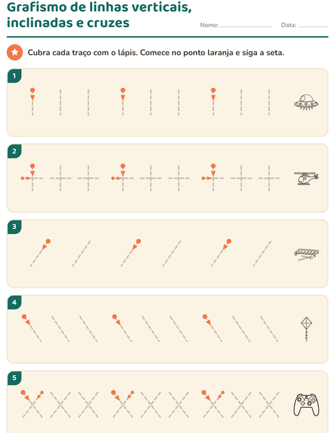 Pré-visualização da ficha de Grafismo e traçados com Brinquedos PB 2 para Educação infantil (pré-escola, 5-7 anos)