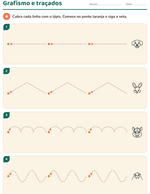 Pré-visualização da ficha de Grafismo e traçados com Rostos PB para Educação infantil (pré-escola, 5-7 anos)
