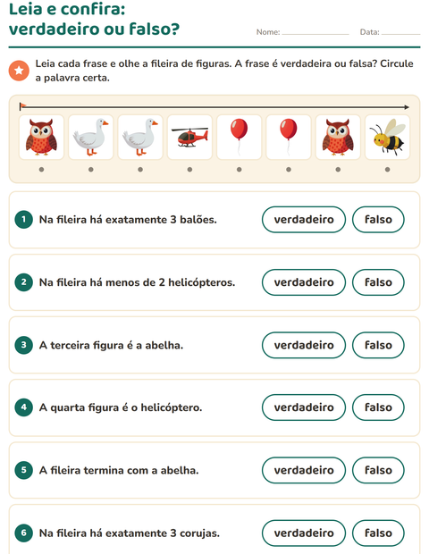 Pré-visualização da ficha de Leia e faça com Coisas que voam para 1º ano do ensino fundamental