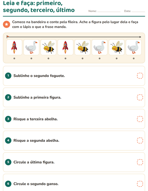 Pré-visualização da ficha de Leia e faça com Coisas que voam para 1º ano do ensino fundamental